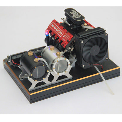 TOYAN FS-V800 V8 Engine With Starter Kit, Stand and Accessories