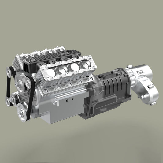 TWOLF TW-715 V8 Engine Powered 1:10 Scale RC Off-road 4WD 4-Door Pickup Truck Vehicle Crawler Kit
