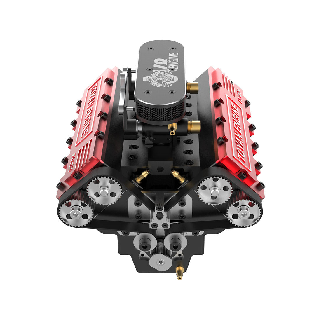 TOYAN V8 Engine FS-V800 28cc Nitro Engine - Build Your Own V8 Engine - V8 Engine Model Kit That Works