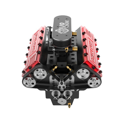 TOYAN V8 Engine FS-V800 28cc Nitro Engine - Build Your Own V8 Engine - V8 Engine Model Kit That Works