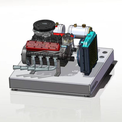 Upgraded Aluminum Engine Stand for TOYAN FS-V800WGPC Engine Model