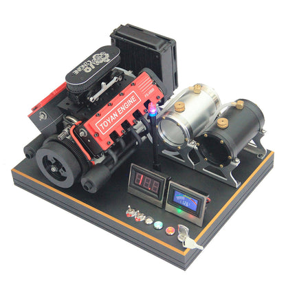 TOYAN FS-V800 V8 Engine With Starter Kit, Stand and Accessories