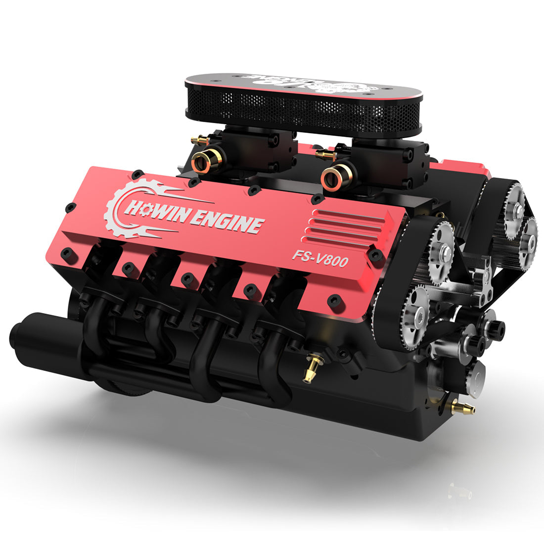 TOYAN FS-V800 V8 Engine With Starter Kit, Stand and Accessories