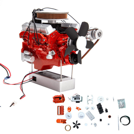 ENJOMOR 1/6 Scale V8 Internal Combustion Engine Model Kit that Works-Build Your Own V8 Engine