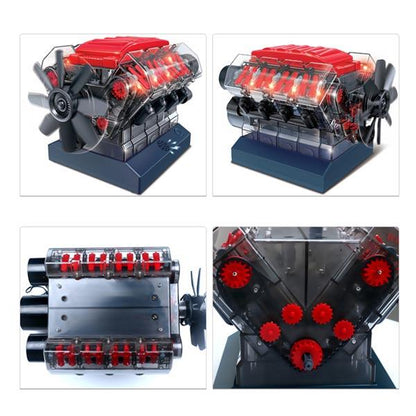V8 Engine Model Kit - Build Your Own V8 Engine - Science Experiment STEM Toy