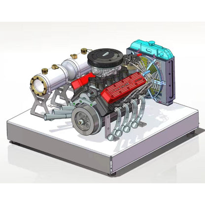 Upgraded Aluminum Engine Stand for TOYAN FS-V800WGPC Engine Model