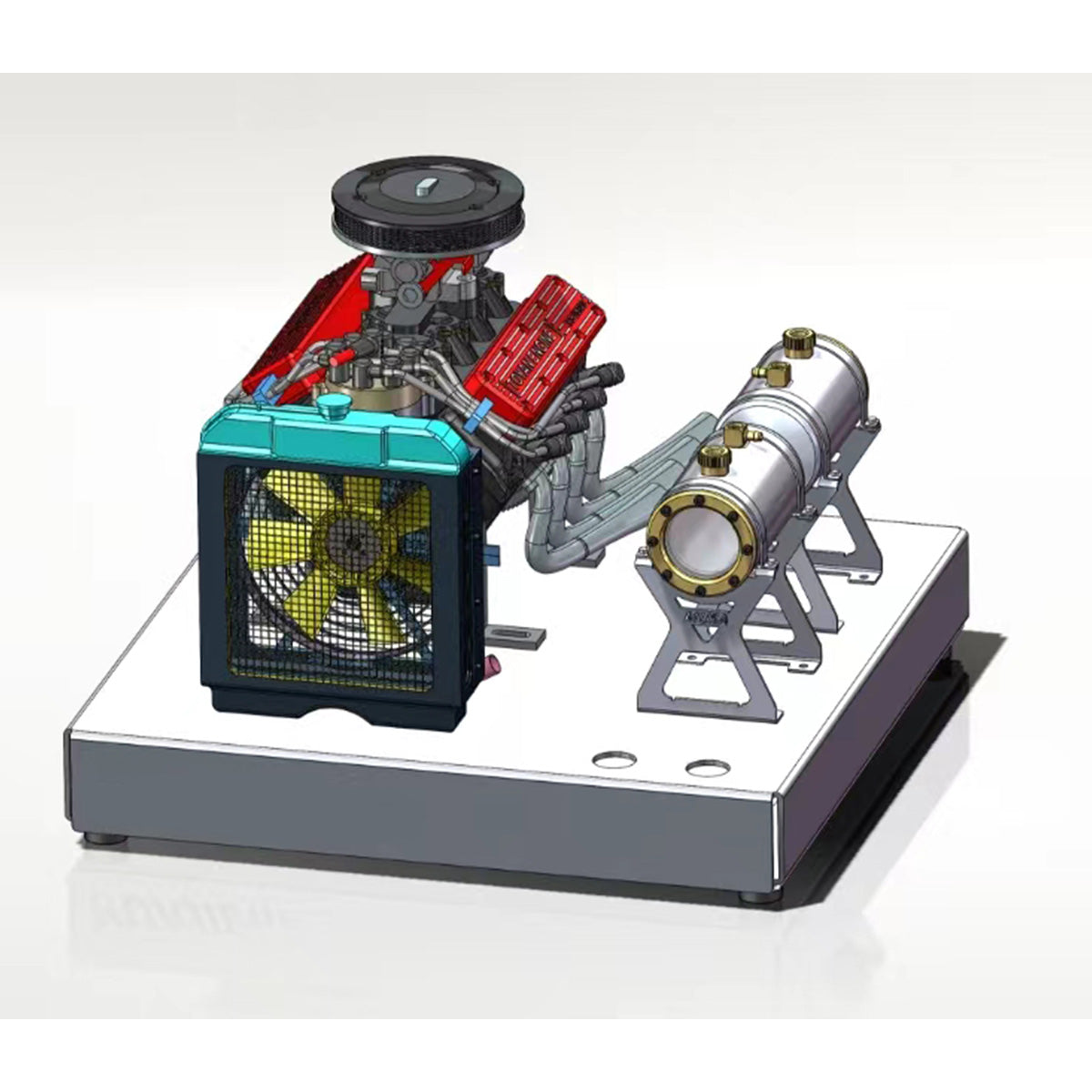 Upgraded Aluminum Engine Stand for TOYAN FS-V800WGPC Engine Model
