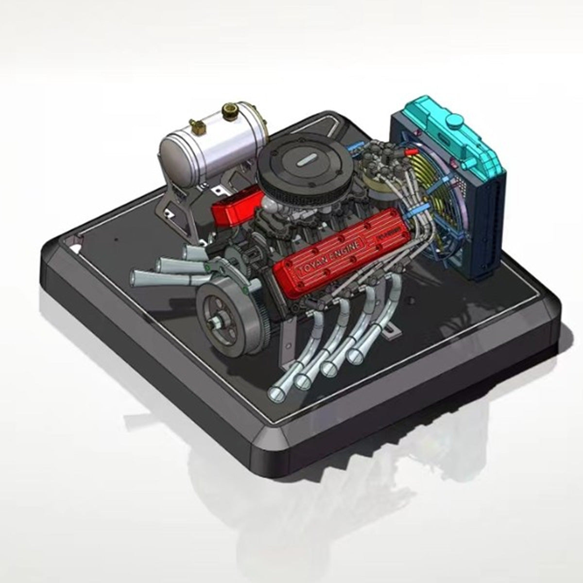 Upgraded Aluminum Engine Stand for TOYAN FS-V800WGPC Engine Model