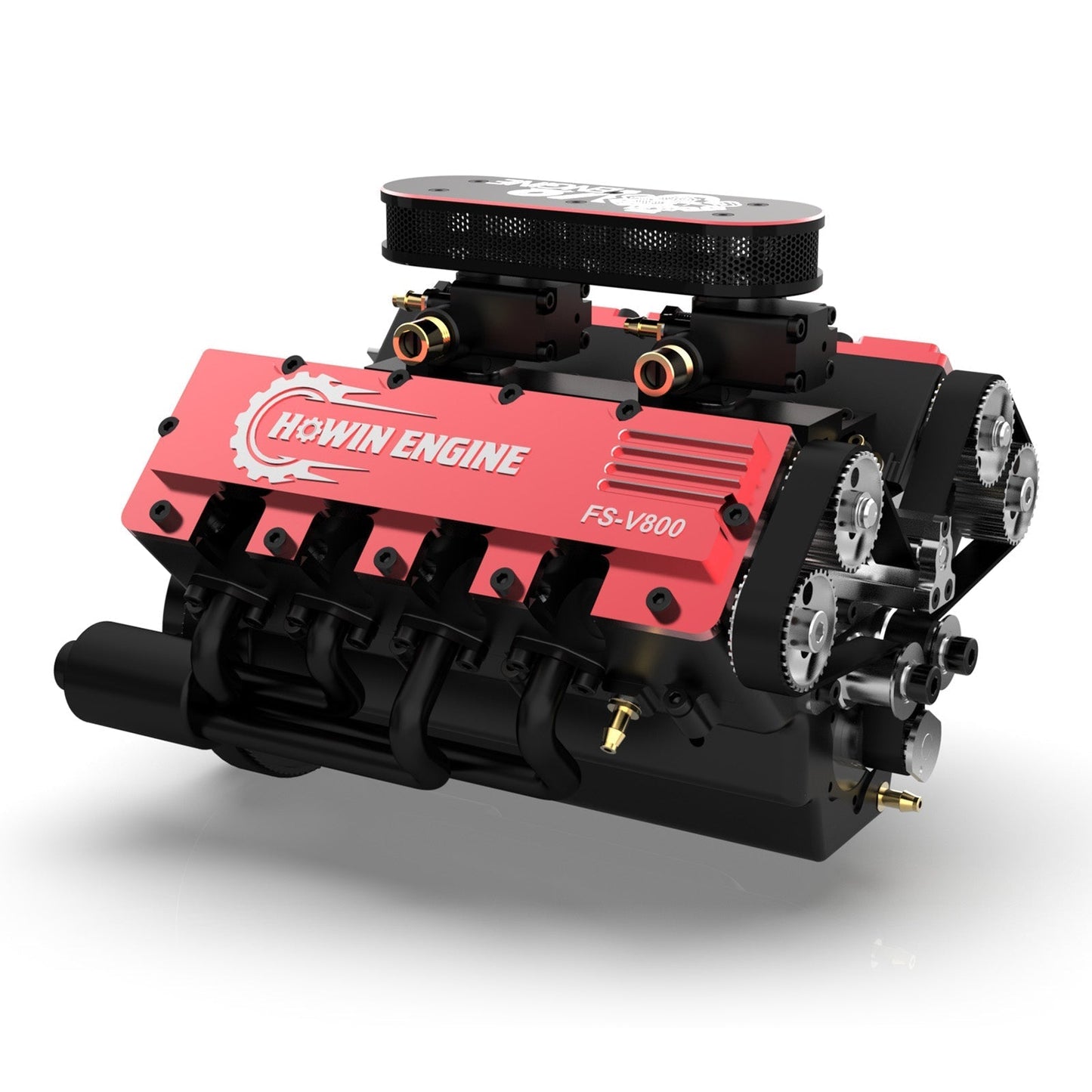TOYAN V8 Engine FS-V800 28cc Nitro Engine - Build Your Own V8 Engine - V8 Engine Model Kit That Works